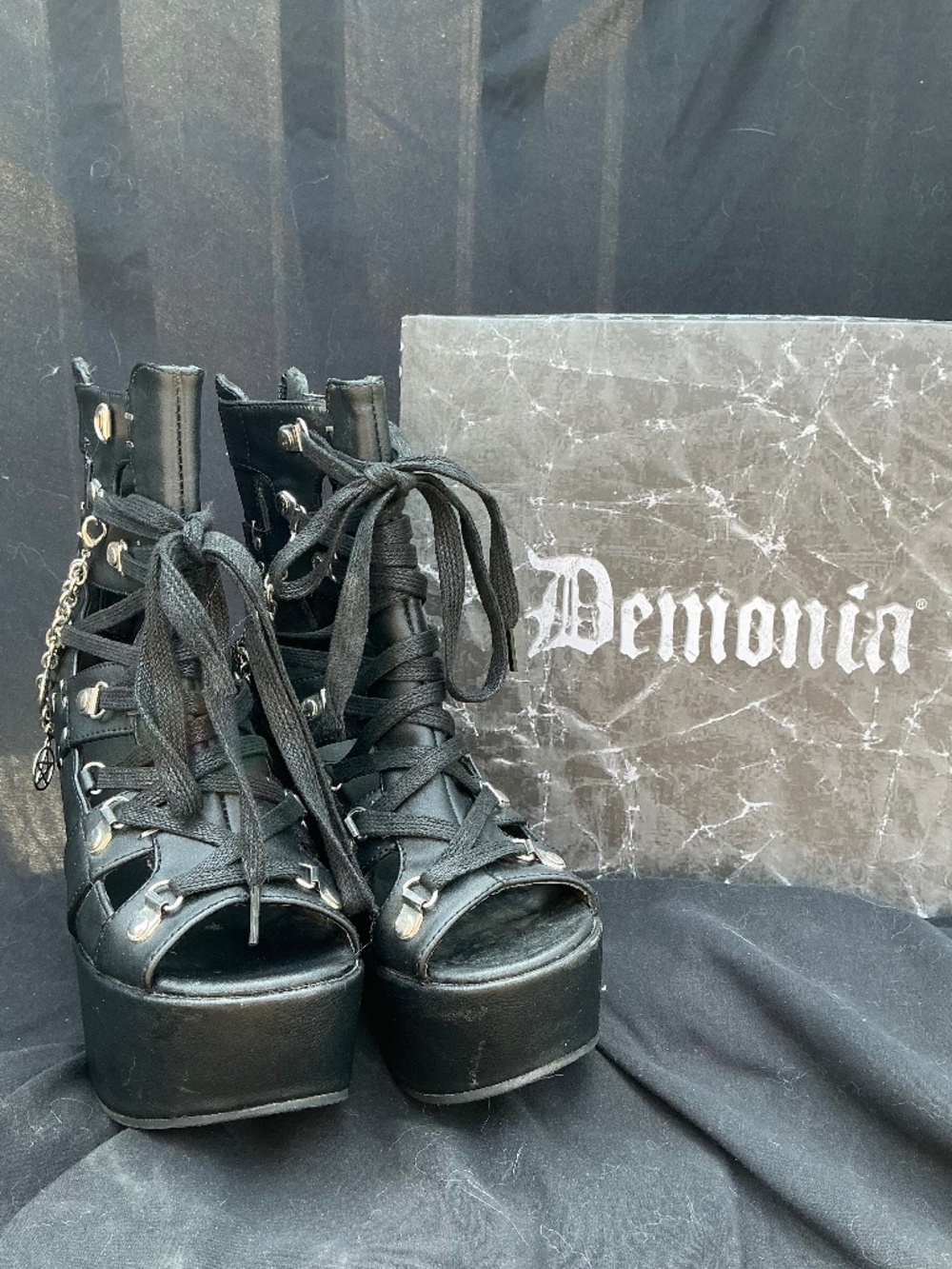 Demonia wedge heels
